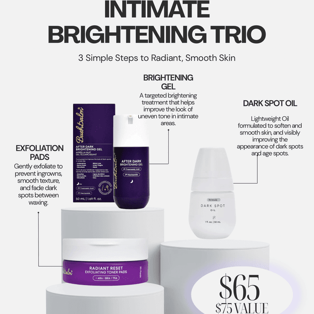Intimate brightening trio 🍑 at MP Esthetics: Waxing & Skincare Murrieta in Lake Elsinore, CA